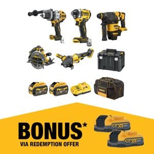 DeWALT 18V/54V XR Mixed Voltage 5 Piece Combo Kit - 9.0Ah DCZ503X2-XE