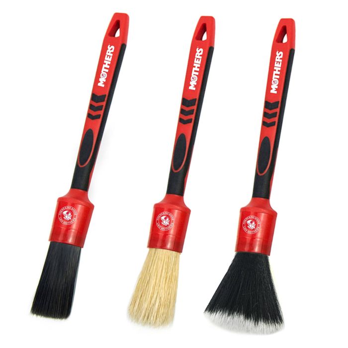 Mothers Total Care Detailing Brush Set - 3 Pack