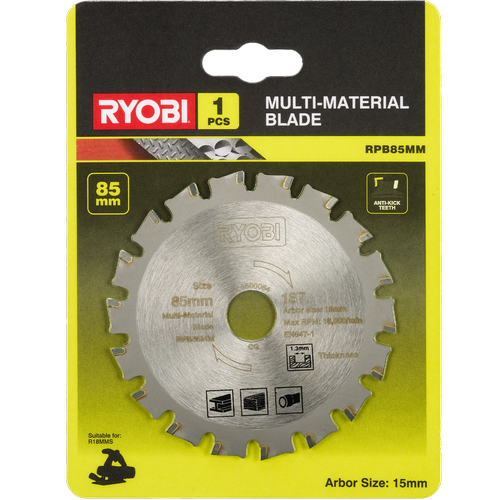 Ryobi 85mm Multi Material Saw Blade Bunnings Australia