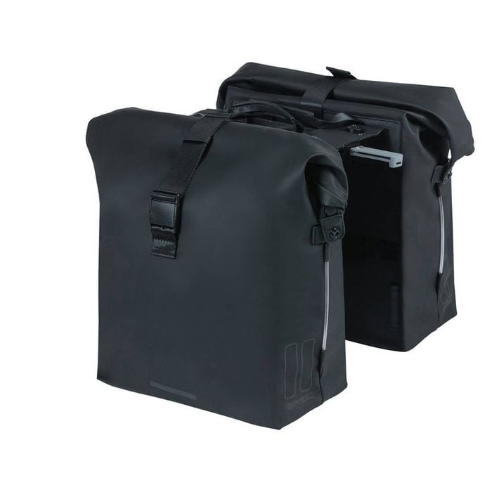 Basil Soho Double Bag Nordlicht Mik Black 41l Black