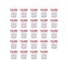 Argon Tableware 30ml Glass Jam Jars With Airtight Red Gingham Lids - Set Of 24 Empty Screw Top Kitchen Storage Preserving Jar