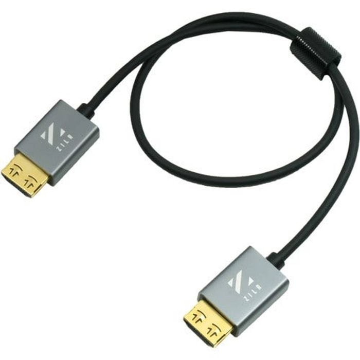 ZILR 4Kp60 Hyper Thin High Speed HDMI Secure Cable with Mini Connector (45cm /17.7)
