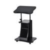 Costway Lift-up Top Computer Desk Mobile Office Table Workstation W/wheels Study Home