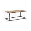 Modern Furniture BRADFORD Coffee Table 100cm - Natural & Black