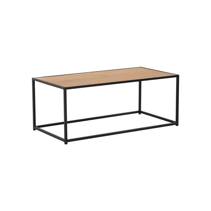 Modern Furniture BRADFORD Coffee Table 100cm - Natural & Black