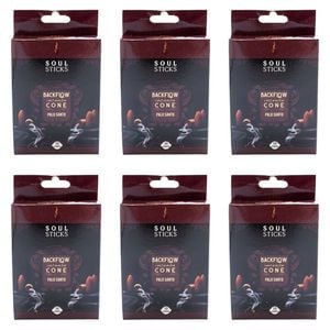 6x 10pc Wild Scents Soul Sticks Backflow Incense Cones Fragrance Palo Santo