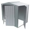 Build-a-Shed 2.3 x 1.5 x 2.3m Gable Single Hinged Side Door Shed - Zinc