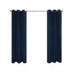 Windoware 360 x 223cm Navy Urban Room Darkening Eyelet Curtain - 1 Pack