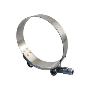 73-81mm T-bolt Hose Clamp Suits Silicone Hose, Stainless Steel