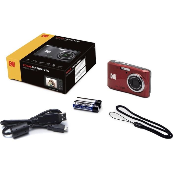Kodak PIXPRO FZ45 Digital Camera (Red)