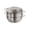 Baccarat Gourmet 2 Piece Stainless Steel Casserole & Steamer Set 28cm