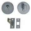 Miles Nelson Round Brushed Satin Chrome Single Cylinder Deadbolt
