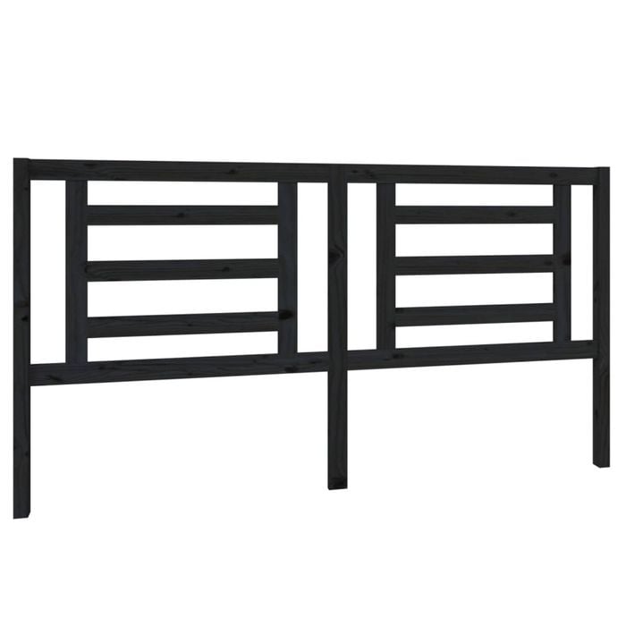 vidaXL Bed Headboard Bedroom Furniture Bed Header Black 186 cm