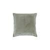 Maine & Crawford Remie 50x50cm Velvet Cushion w/ Edging - Deep Sage
