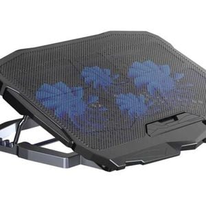 Oxhorn Laptop Cooling Stand High Adjustable 4 High Adjustable Angles 4 Silent Fans 2xusb 2.0 Ports Fit For 9-17' Laptop/tablet