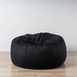 Pierre Fur Bean Bag - Black