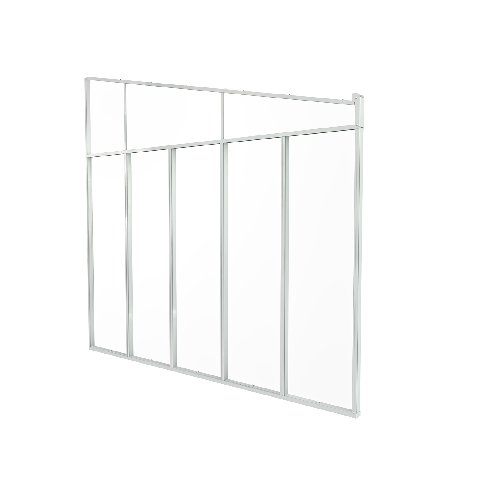 Canopia 4.0 x 3.0m White Feria Aluminium Side Wall Patio Kit product image