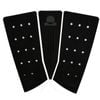 Summer Vibes 3-piece Fish Surfboard Tail Pad / Deck Grip / Traction - Black