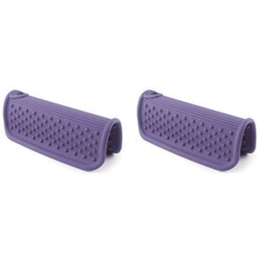 2PK Dexas 15.5cm Silicone Pot Holder Cooking Accessory - Purple