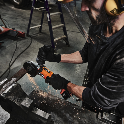 AEG 18V 125mm Angle Grinder Skin Only Bunnings Australia