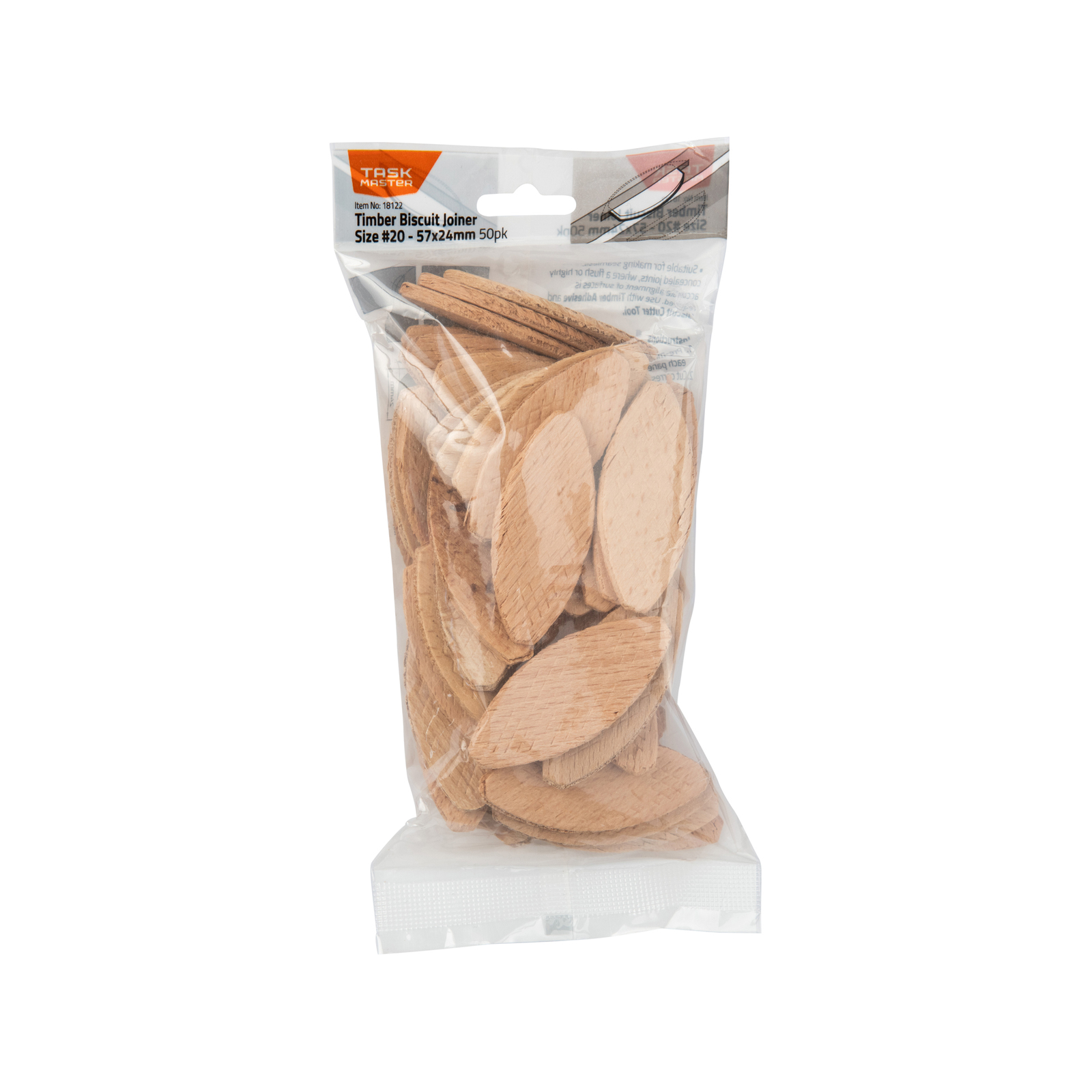 Taskmaster #20 57 x 24mm Biscuit Joiner - 50 Pack