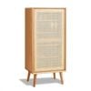 Miuz Solid Timber Shoe Storage Cabinet Drawers Side Table Nightstand Wood Bedsid