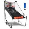 Costway 2-Player Arcade Basketball Game w/4 Balls&1 Inflator