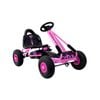 Rigo Kids Pedal Go Kart Ride On Toys Racing Car Rubber Tyre Pink