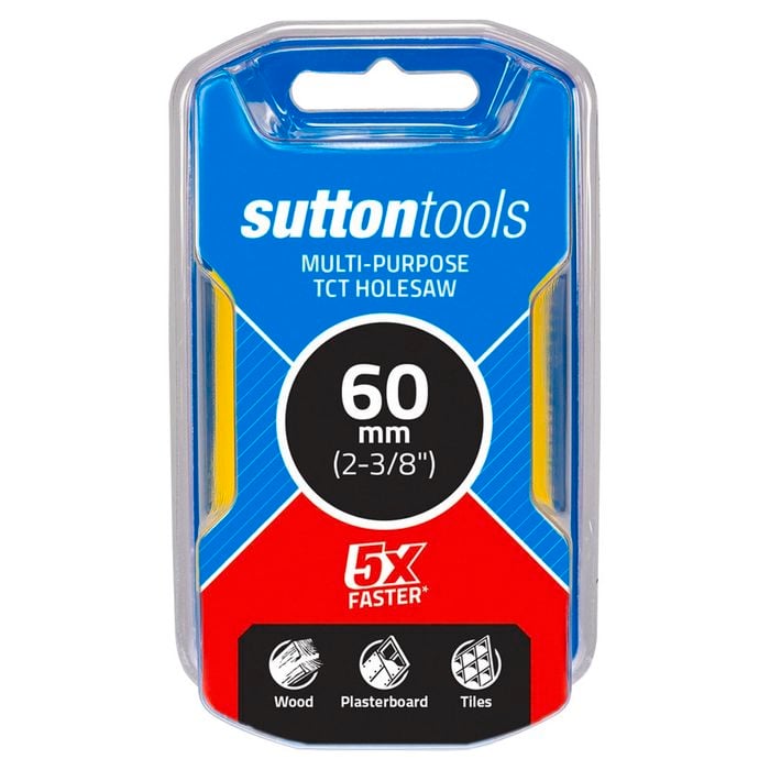 Sutton Tools 60mm TCT Multi-Purpose Seamless Holesaw