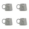 4PK Splosh Heartfelt Self Love 440ml Stoneware Mug Coffee/Tea Cup - Green
