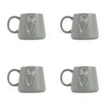 4PK Splosh Heartfelt Self Love 440ml Stoneware Mug Coffee/Tea Cup - Green
