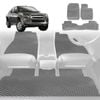 6D Diamond Car Floor Mats for Holden Rodeo 2003-2008-Full Set-Grey-Outback GT