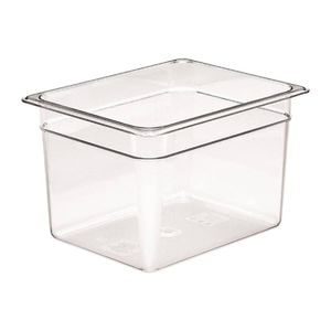 Cambro Polycarbonate Gastronorm Food Pan Clear 1/2 200mm Commercial Kitchen Catering Storage