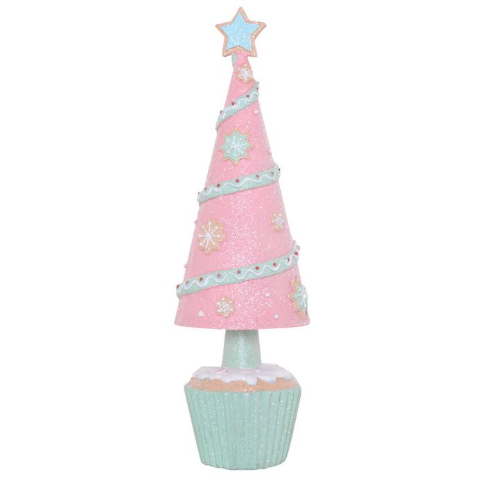 Gibson Gifts Fairy Floss Gingerbread Tree Christmas Decoration 100x100x310mm
