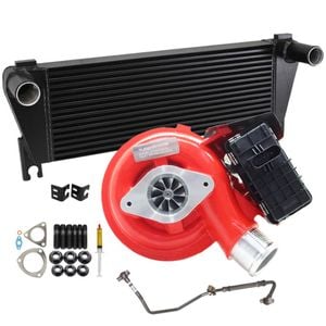 Gen1 High Flow Turbo Charger With 70mm Intercooler And Genuine Oil Feed Pipe For Ford Everest 3.2l 2015 Onwards