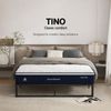RoomSense Double 30cm Latex Hybrid Mattress Bundle with Metal Bed Frame