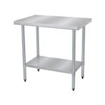 Lce Wt6-0900 Stainless Steel Workbench With Undershelf 610x 915 X 900mm