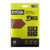 Ryobi 10 Piece 100 x 140mm Detail Sanding Set RSP140D10