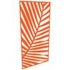 ProtectorAl 300-1200w x 1201-2400h Orange/Gloss White Palm Unframed Composite Deco Panel
