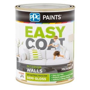 PPG Paints 1L Accent Semi Gloss Easycoat Interior Wall Paint