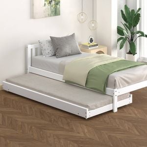 ALFORDSON Trundle Bed Frame Wooden Single Size Daybed