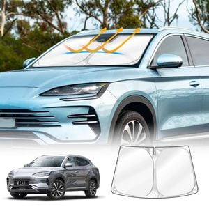 WindScreen Sun Shade for BYD SEALION 6 SEALION6 2024-Onwards  Blocks UV Rays Foldable Wind Screen