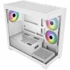 Fsp S340 White Mid Tower Gaming Case – M-atx – Argb Fans – Sleek Design For Custom Pc Builds