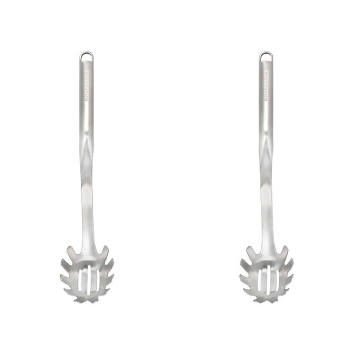 2PK KitchenAid Stainless Steel Pasta Fork 34cm - Silver