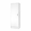 Bedford 600mm White Tall 1 Door High Moisture Resistant Slimline Cabinet