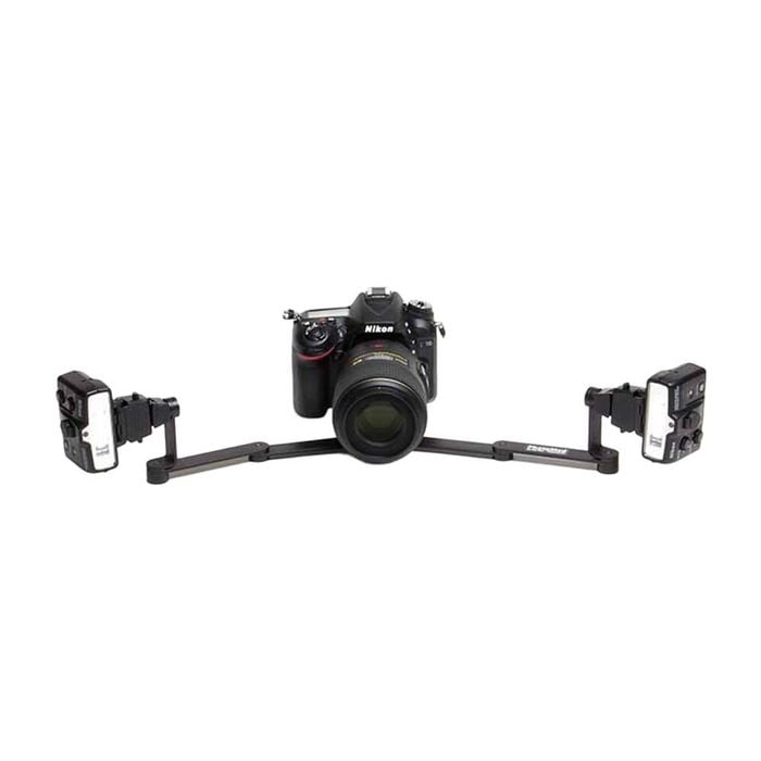 Photomed R2-NW Dual Point Wide Flash Bracket For Nikon DSLR Cameras