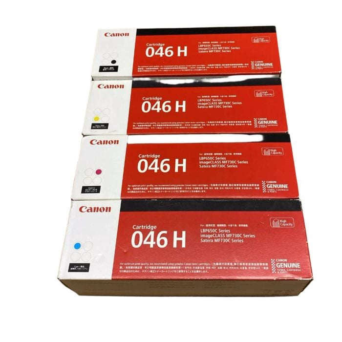 4x Pack Canon CART-046H Toner Cartridge Set High Yield