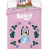 Bluey Blossom Kids Cotton Quilt Cover Set - Toddler Bed Size