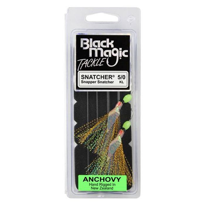 Black Magic Snapper Snatcher With 5/0 KL Fishing Hook Anchovy