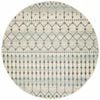 The Rug Connection Sense 260 Silver 240x240cm - Large Round Transitional Pet Friendly Indoor Rug
